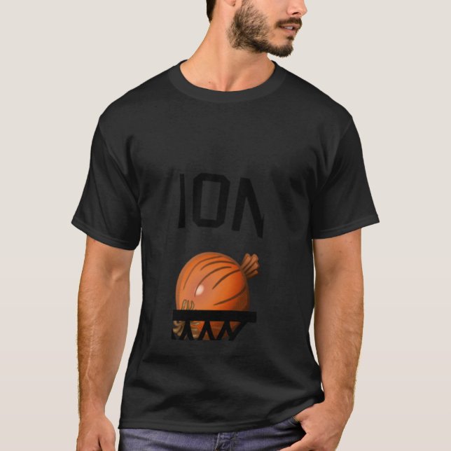 T-shirt L'oignon dans un basket-ball Net ORIGINAL (Devant)