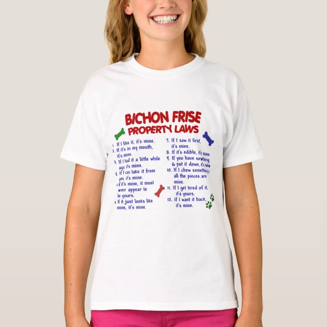 T-shirt Lois 2 de propriété de FRISE de BICHON (Devant)
