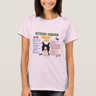 T-shirt Lois 4 de propriété de Boston Terrier
