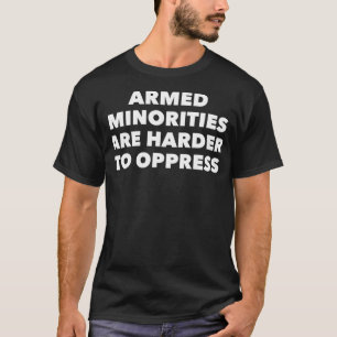 T-shirt Lois Sur Le Contrôle Des Armes À Feu Les Minorités