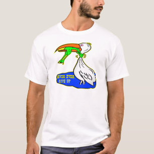 T-shirt L'oiseau d'obstruction de grenouille abandonnent