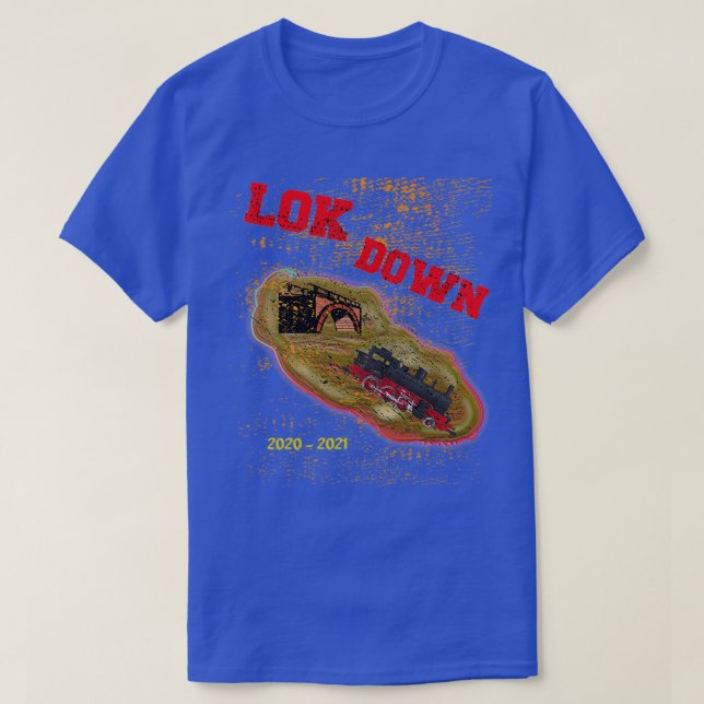 T-shirt Lok down Lock down 2021 (Design devant)