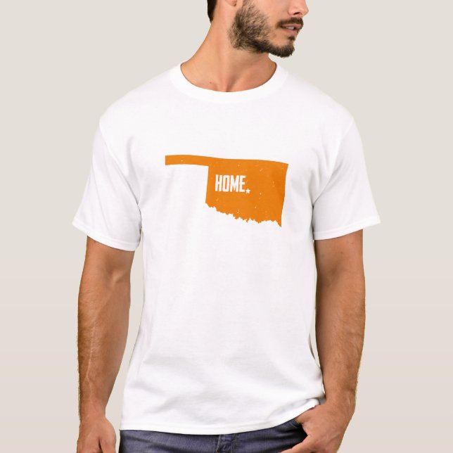 T-shirt L'Oklahoma - à la maison (Devant)
