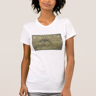 T-shirt L'Oklahoma Culy bulldogging.