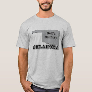 T-shirt L'Oklahoma est le PAYS d'un DIEU