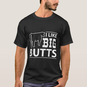 T-shirt Lol Funny J'Aime Les Grosses Basses Vaches Silhoue