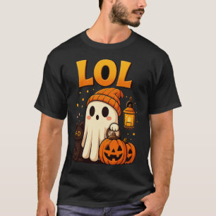 T-shirt LOL Ghost Halloween   Joli Citrouille Éffr