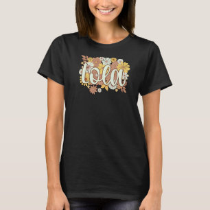 T-shirt Lola Grand-mère Fleurs Lola Grand-mère