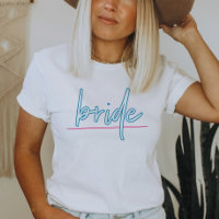 LOLA Néon Bleu et Rose 90s Mariée Enterrement de V