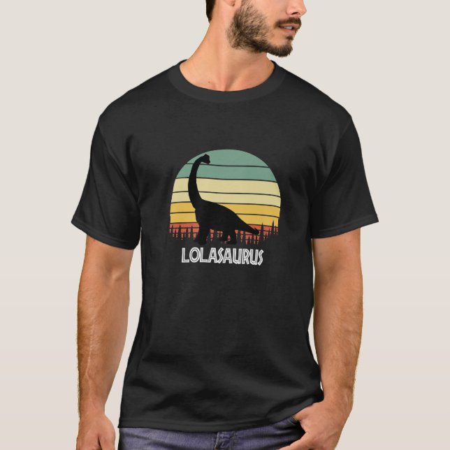 T-SHIRT LOLASAURUS LOLA SAURUS LOLA DINOSAUR (Devant)