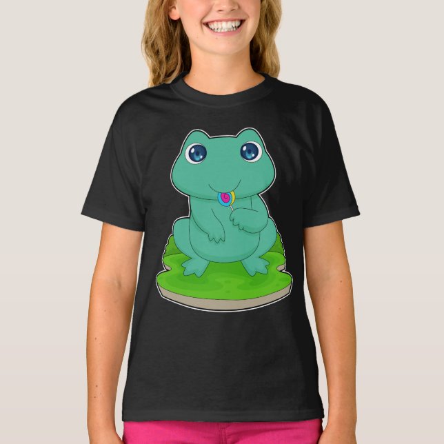T-shirt Lollipop de grenouille (Devant)