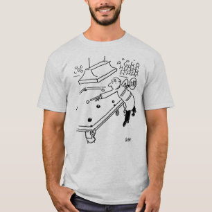 T-shirt Lollipop Man Joue Snooker en utilisant sa Lollipop