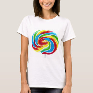 T-shirt Lollipop Rainbow Swirl