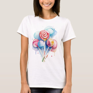 T-shirt Lollipopes aquarelles