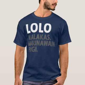 T-shirt Lolo Filipino Grandpa Funny Filipino