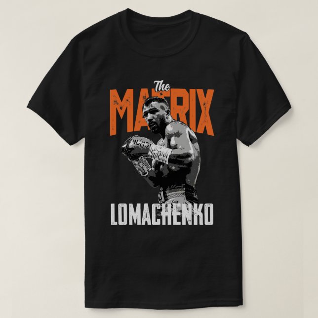 T-shirt Lomachenko La Matrice orange 1 (Design devant)