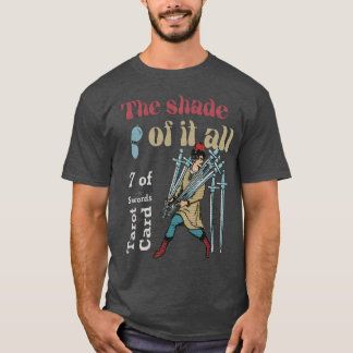 T-shirt L'Ombre De Tout X 7 De Carte Tarot Épée