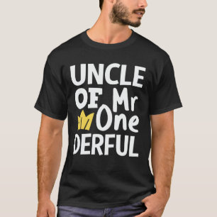 T-shirt L'oncle de M. Onederful 1st Birthday Party Matchin