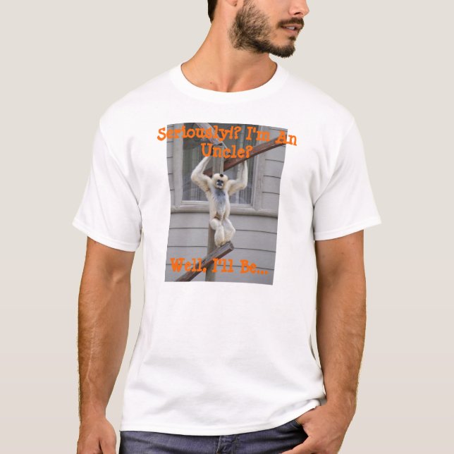 T-shirt L'oncle du singe (Devant)