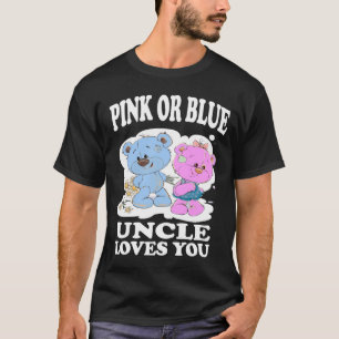 T-shirt L'Oncle Rose Ou Bleu Vous Aime La Chemise De La R