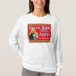 T-shirt L'Oncle Sam Apple marquent (rouge) - Wapato, WA