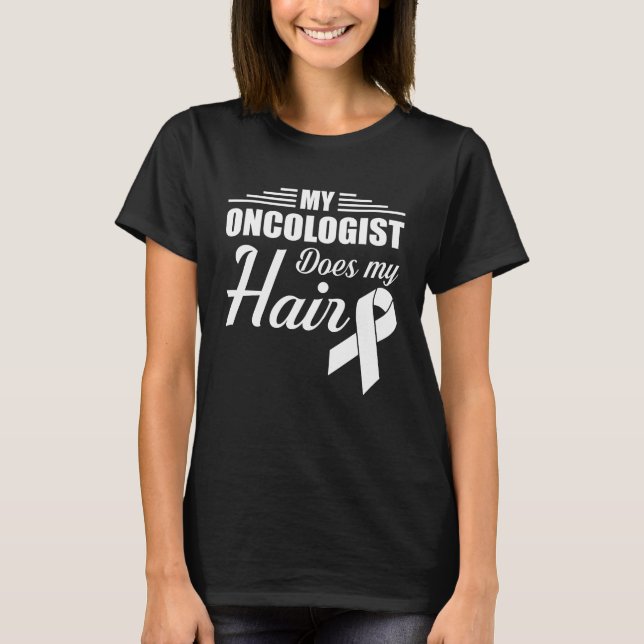 T-shirt L'oncologiste fait ma fierté d'oncologiste de (Devant)