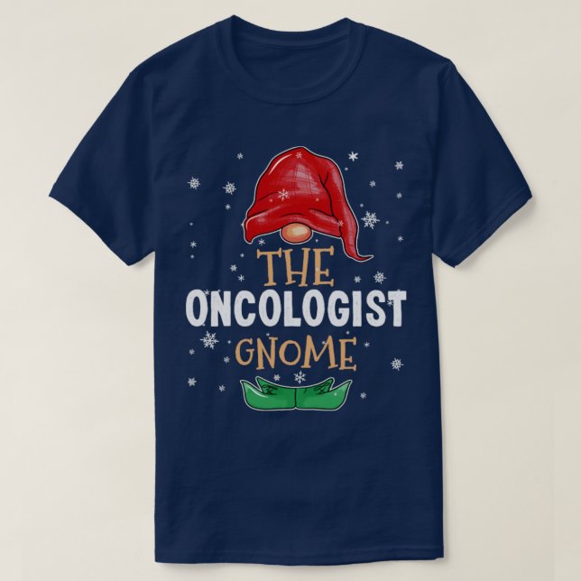 T-shirt L'oncologiste Gnome Family Correspondance Christma (Design devant)