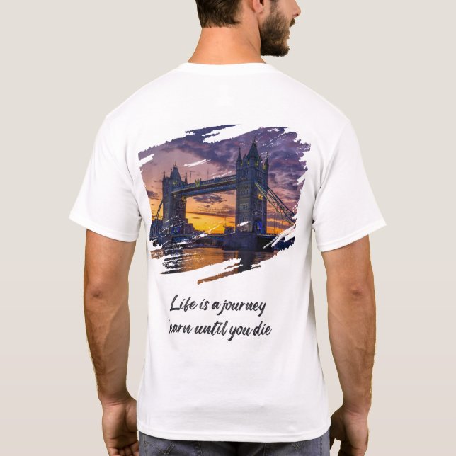 T-shirt "London Legacy : Sunset Silhouette" (Dos)