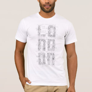 T-shirt London Place Noms Typographique Word Art