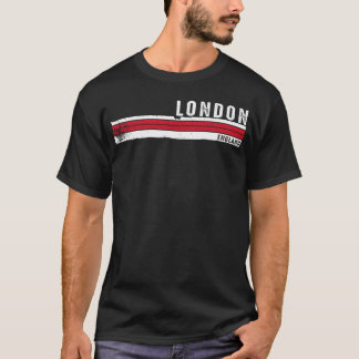 T-shirt Londres Angleterre Vintage Heritage Design Souveni