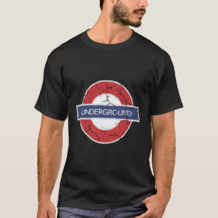 T-shirt Londres Métro Uk Métro Distorsion Londres Bree