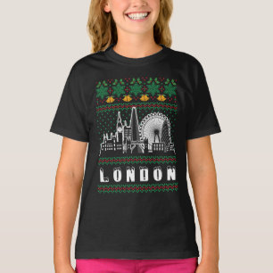 T-shirt Londres Royaume-Uni Vilain Noël