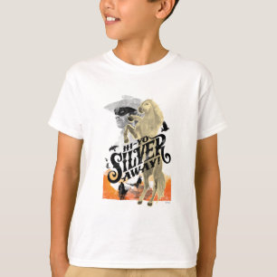 T-shirt Lone Ranger and Silver - Salut - Yo Silver! Away !