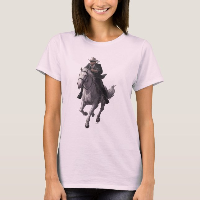 T-shirt Lone Ranger et Silver (Devant)