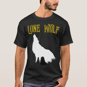 T-shirt Lone Wolf Homme Sigma moderne minimaliste