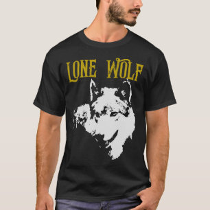 T-shirt Lone Wolf Homme Sigma moderne minimaliste
