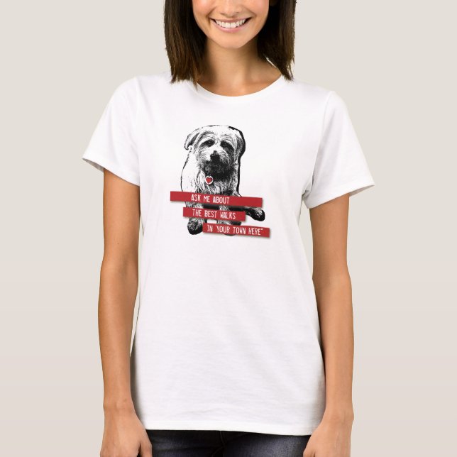 T-shirt long à manches - Personnalisable (Devant)