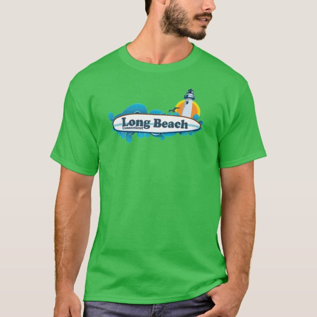 T-shirt Long Beach Connecticut (Devant)