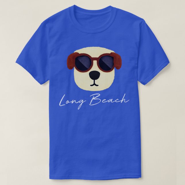 T-shirt Long Beach Dog (Design devant)