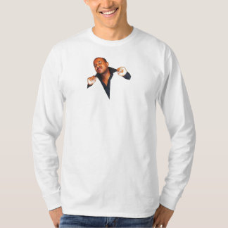 T-shirt Long-douille de Collier-Bruit d'ATTRIBUTION