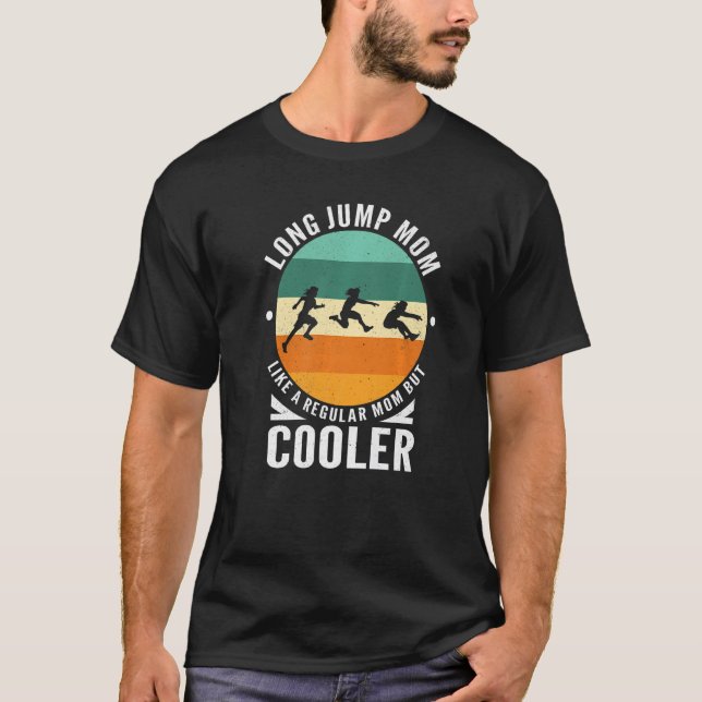 T-shirt Long Jump Maman Piste Mère Et Field Femmes Triple (Devant)