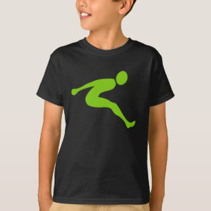T-shirt Long Jump - Martian Green