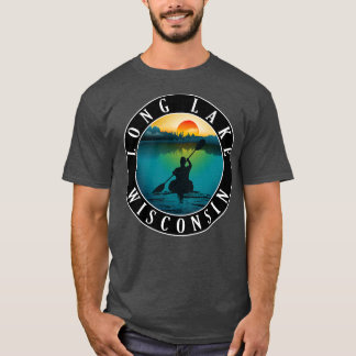 T-shirt Long Lake Wisconsin Kayaking