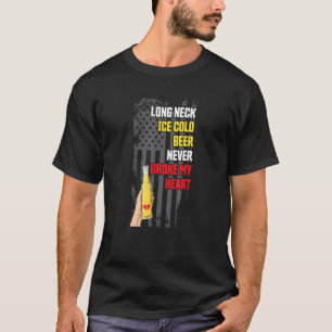 T-shirt Long Neck Ice Cold Beer
