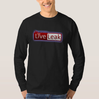 T-shirt Long noir de douille de LiveLeak