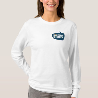 T-shirt Long poids de la douille des femmes - MONT BLANC