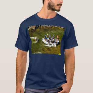T-shirt Long Rafting en eau blanche