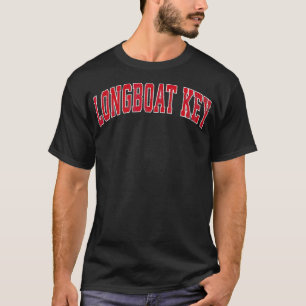 T-shirt Longboat Key Floride FL Vintage Sports Design Roug