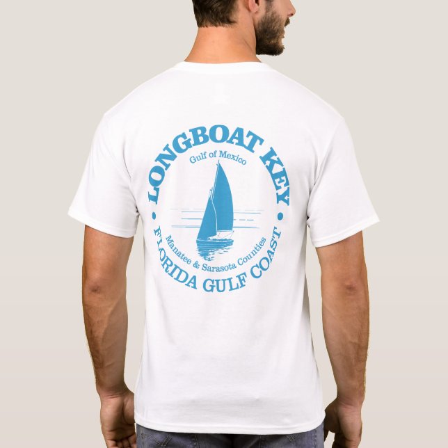 T-shirt Longboat Key (voilier) (Dos)