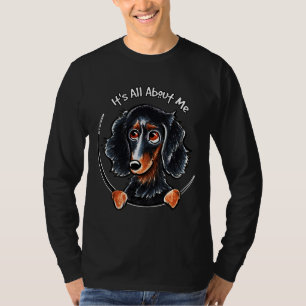 T-shirt Longhaïan Blacktan Dachshund Iaam